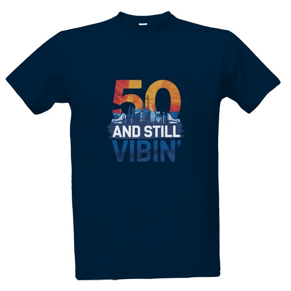 Tričko s potiskem 50 let
