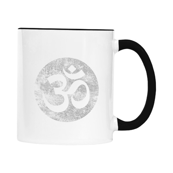Hrnek malý barevný s potiskem AUM symbol