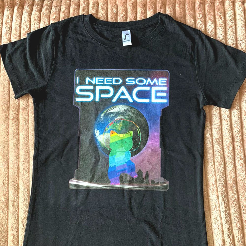 I Need Some Space - kočička a vesmír
