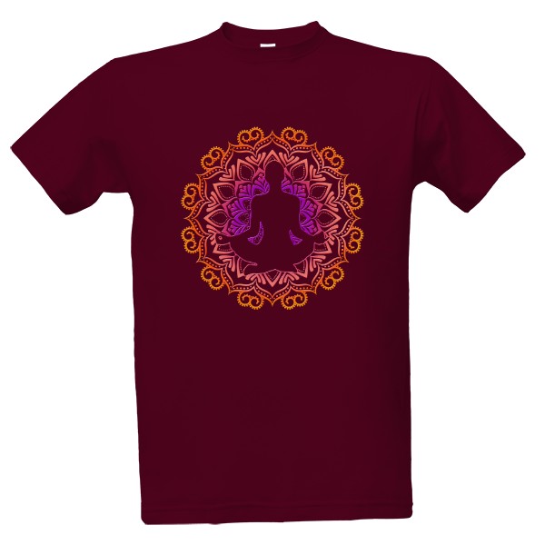 Mandala a lotosový sed