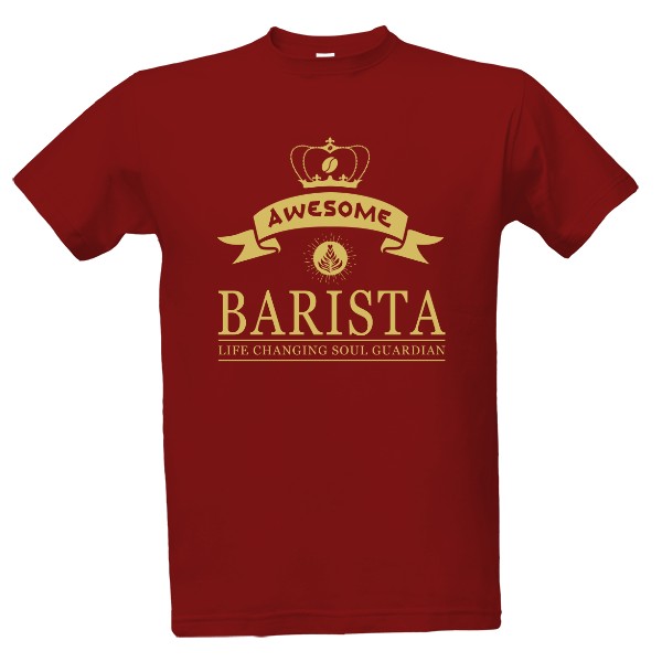 Tričko s potiskem Pro baristu