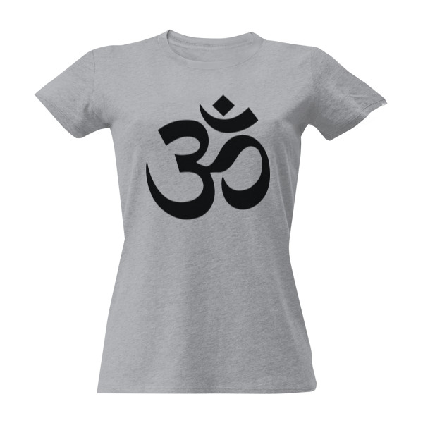 Symbol absolutna a sjednocení, óm (aum), mantra - černý znak
